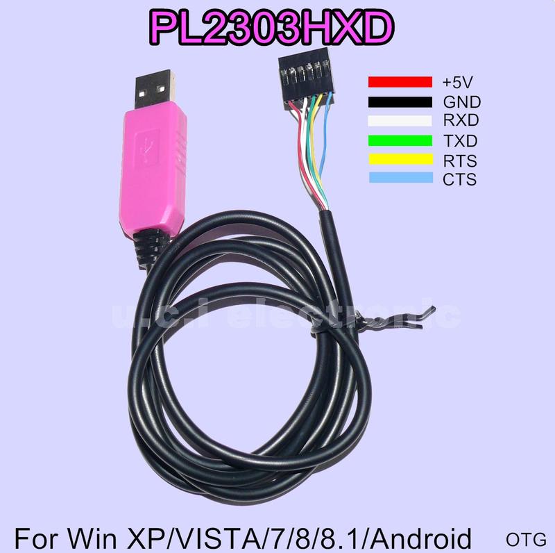 【UCI電子】(13-7) PL2303HXD USB轉TTL/RS232 6Pin 支持WIN7 WIN8 WIN10
