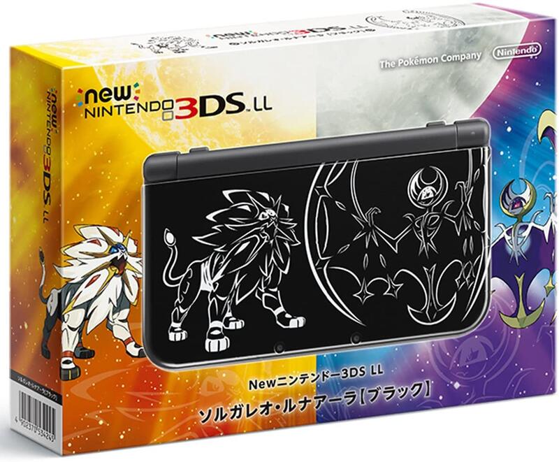 日本代訂日規機)New 3DS LL 精靈寶可夢太陽月亮皮卡丘特仕限定主機純日