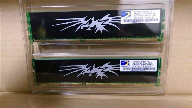 【麥克3C】勤茂 散熱片 黑爵士 DDR3-1600  8G 全新 桌上型記憶體 (同批