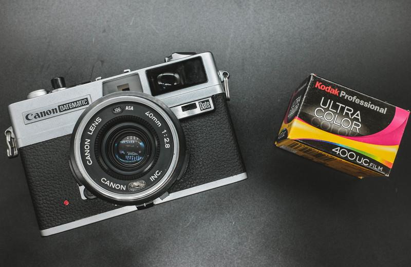 [ 陌影映像(已售出) ] Canon Datematic 40mm f/2.8 經典 疊影對焦 底片相機
