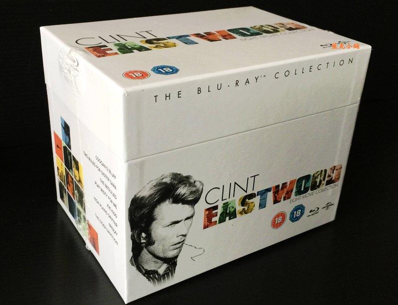 [藍光小舖][現貨] 克林伊斯威特 Clint Eastwood 藍光8碟經典典藏版 [台式繁中字幕]