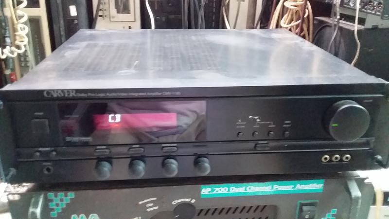美國 Carver CMV-1185Audio Video Amplifier 收音擴大機 有唱頭放大  無修無改九成新