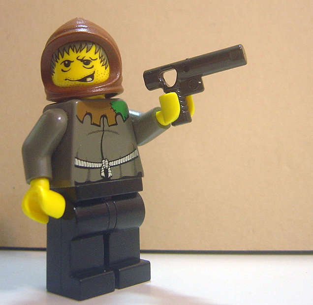 【LEGO樂高】Agents 特務系列武器-- 黑色手槍 衝鋒短槍Hose Nozzle Elaborate