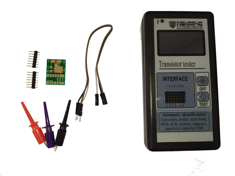 【TNA168賣場】帶外殼 圖型顯示 電阻 電感 二三級管 晶體管測試儀 電容ESR儀表