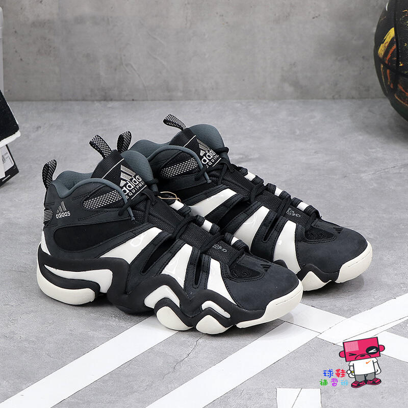 球鞋補習班adidas CRAZY 8 BLACK 黑白小飛俠KOBE BRYANT 復刻籃球鞋