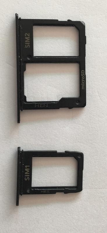 SAMSUNG A6+/A605G/DS   SIM卡記憶卡卡托(拆機品)一組價不拆賣