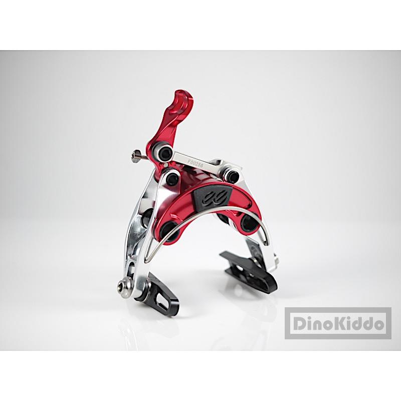 Cane Creek eeBrake 紅/銀特仕版後夾器組公路車Brompton 布蘭登可用