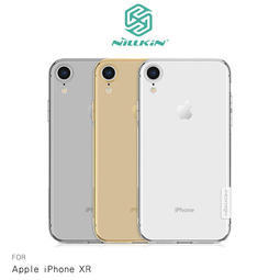 【西屯彩殼】NILLKIN Apple iPhone XR 本色TPU軟套 減震防刮 超強柔韌