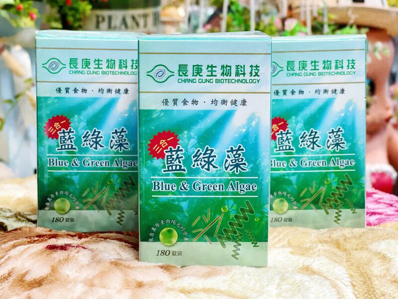 長庚生技 藍綠藻(180錠/罐)