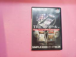 THE 26 ヒ 出清價!網路最便宜 SONY PS2 2手原廠遊戲片 Vol.26 THE 彈珠台 X3 賣360而已