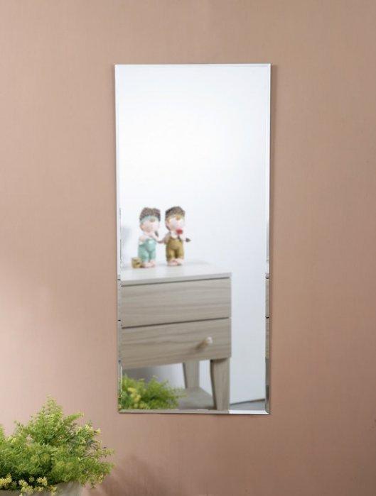 無框斜邊壁鏡(40*90公分) 貼鏡 掛鏡 全身鏡【型號MR4095 】送雙面泡棉膠