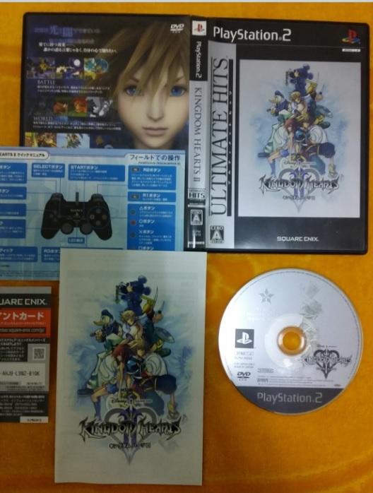 PS2 DVD 【王國之心2】(日文原版) (二手良品) (含運費) NTD350