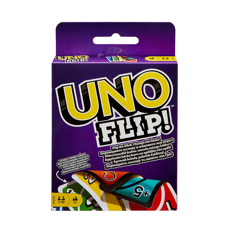 骰子人桌遊-UNO Flip 反轉UNO遊戲卡(顛倒)