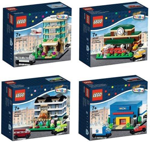 全新 樂高 LEGO 玩具反斗城限定 迷你街景 40141 40142 40143 40144 輕微盒損