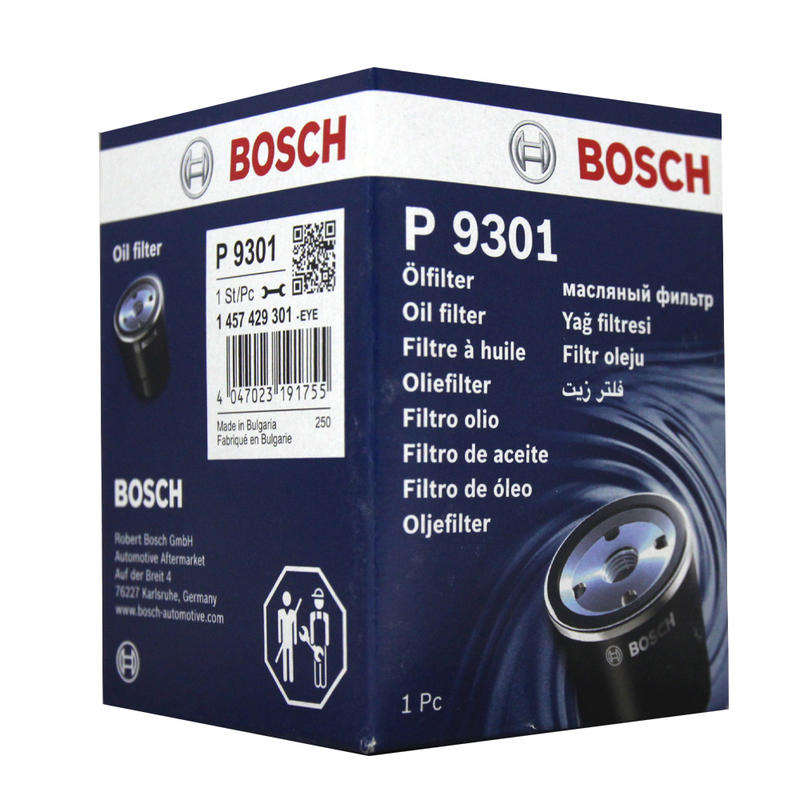 【易油網】BOSCH P9301 機油芯  1.4 TSI 1.6 福斯 A3 Golf POLO 機油濾芯