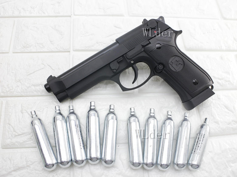 iGUN 貝瑞塔 M9 CO2槍 MC + 12g CO2小鋼瓶 (BB槍BB彈M9A1 M92手槍WE玩具槍短槍空氣槍