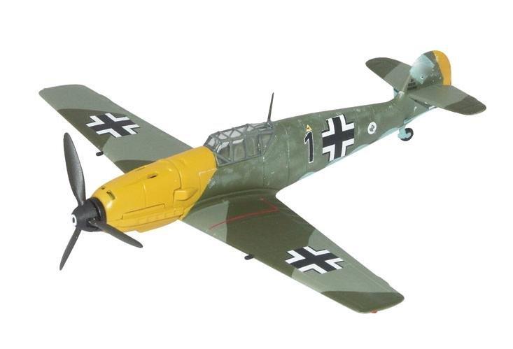 CORGI 1/72二戰德軍Bf109E戰鬥機US32112(德空軍王牌伊勒菲爾德座機)-限量版