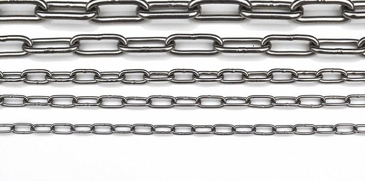 伍鑫鋼索五金行 1.5MM(長目)白鐵直目鍊條  有焊不鏽鋼鏈條