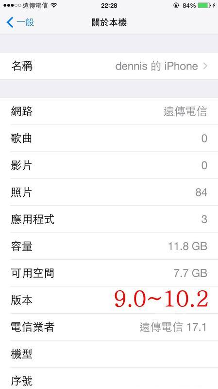 高價收購 iPhone 6S Plus 限作業系統ios9.0~10.2之間版本手機