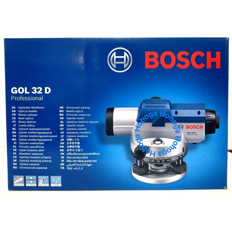 (含稅)博世 BOSCH GOL32D 32X自動水準儀 附大腳架及箱尺(南台測繪)