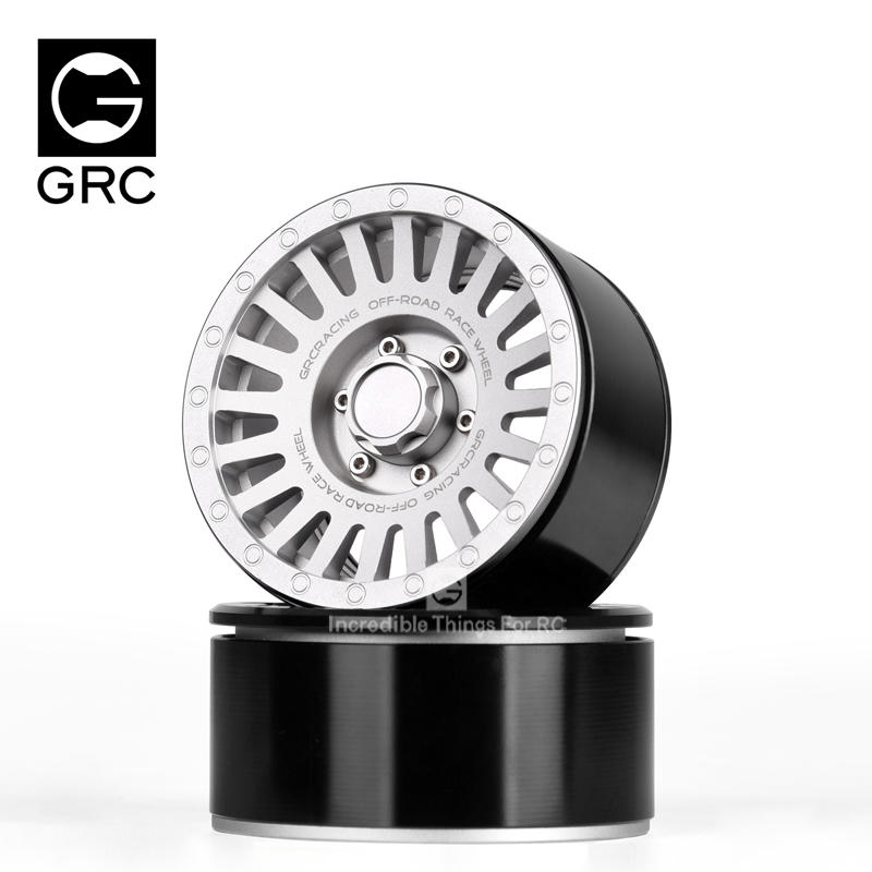 【酷輪坊】GRC 2.2“鋁合金攀岩輪框（G53款，銀色，4入)