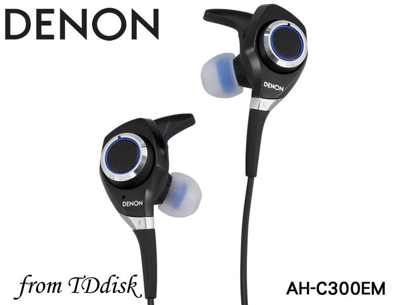 志達電子 AH-C300 福利品出清 DENON AH C300 搖滾尖鋒 重低音 耳道式耳機[公司貨] 智慧型手機耳麥