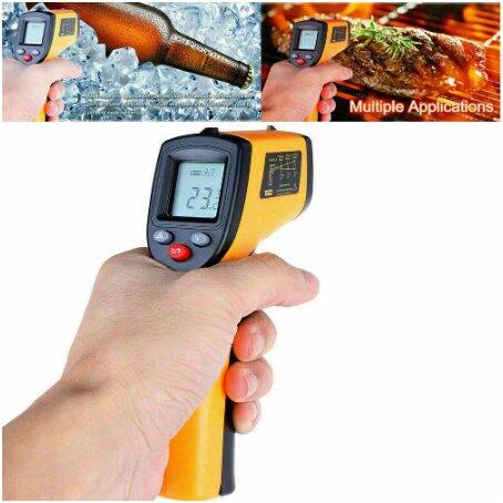 紅外線測溫槍 紅外線溫度計 電子溫度計感應式測溫槍測溫儀 測溫器 烘焙測量溫度感應式測溫槍 溫度槍