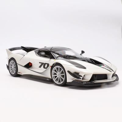 qoo 汽車模型 1:18 法拉利車模 FXXK賽車超跑仿真合金汽車模型玩具禮物
