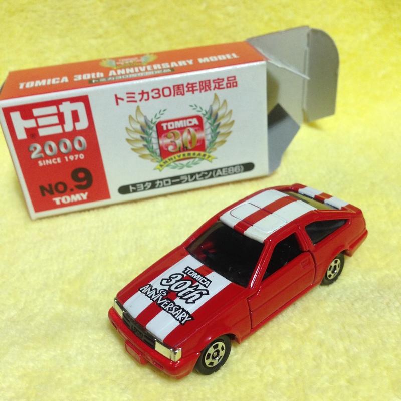 TAKARA TOMY TOMICA   絕版 30 周年紀念 9 號 豐田 AE86