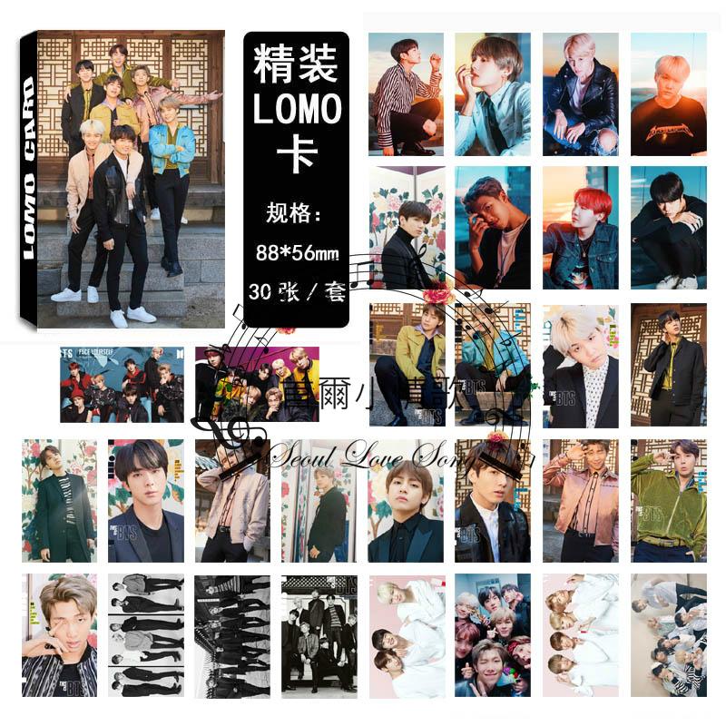 【首爾小情歌】BTS 防彈少年團 團體款 V 田柾國 JIMIN LOMO 30張卡片 小卡組#11