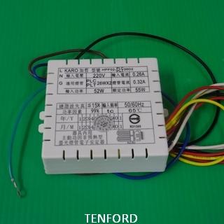 【飛騰照明】PT-HPF02-PL-C26Wx2-AC220V-台製品雙燈高功率電子式安定器