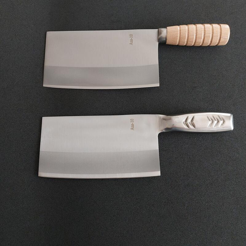 台灣品牌 - Aus10 (三層鋼) 菜刀  6吋 中式片刀  廚師片刀 中餐刀 