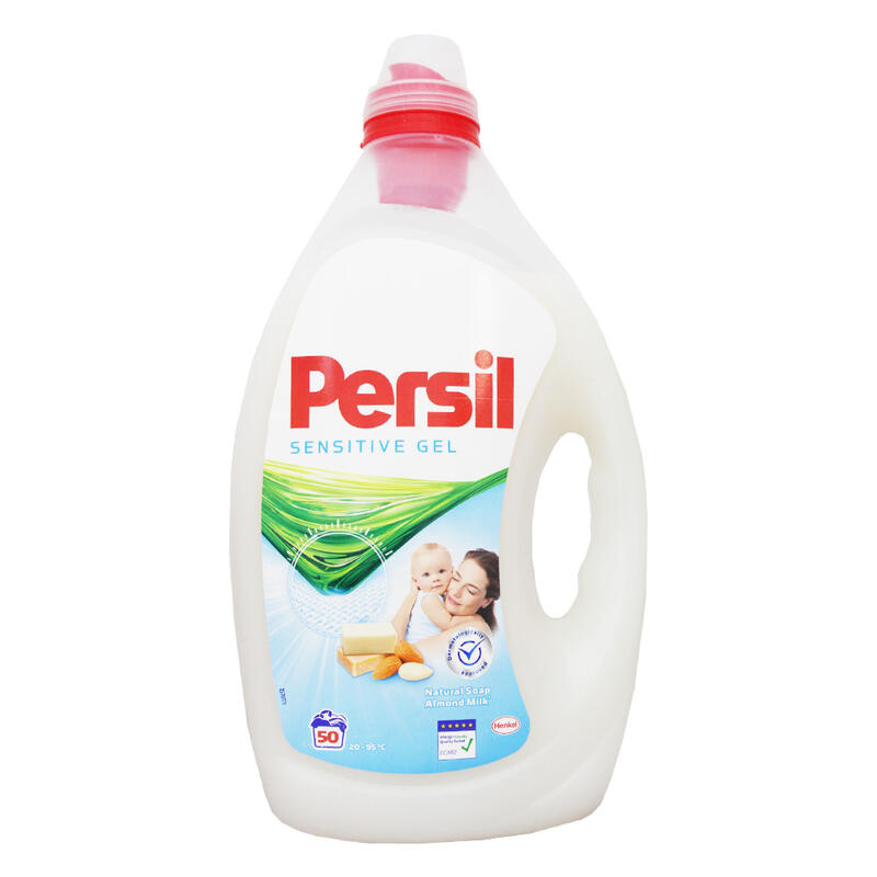 【易油網】【缺貨】Persil 高效能洗衣精 50杯 超濃縮 敏感膚質抑菌 2.5L (白色)凝露 #23382