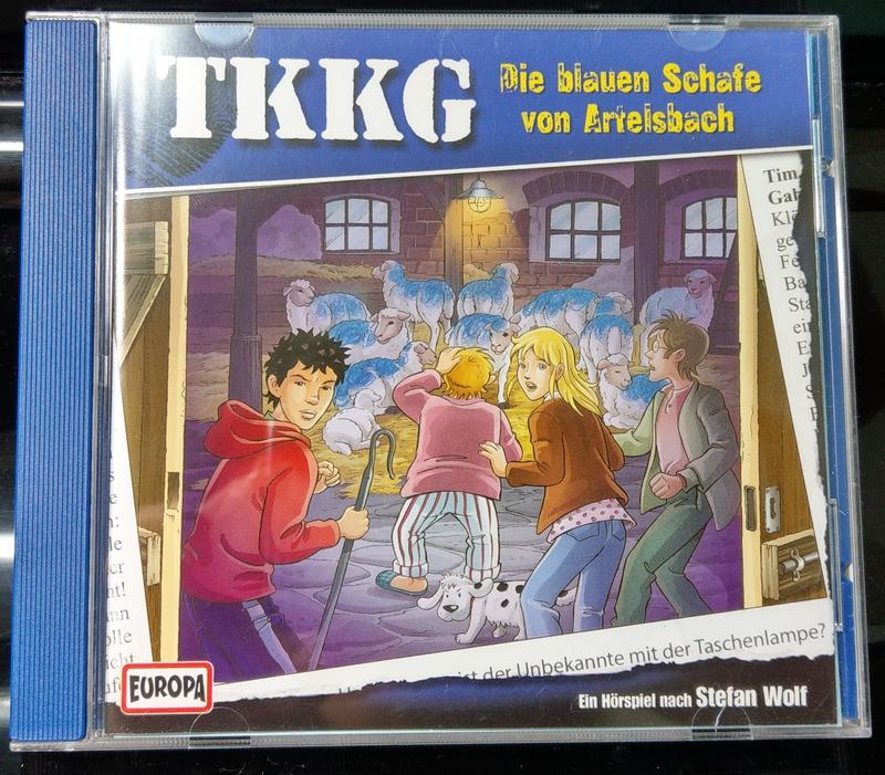 德文CD廣播劇【TKKG-Die blauen Schafe von Artelsbach 少年偵探團:藍色的羊】