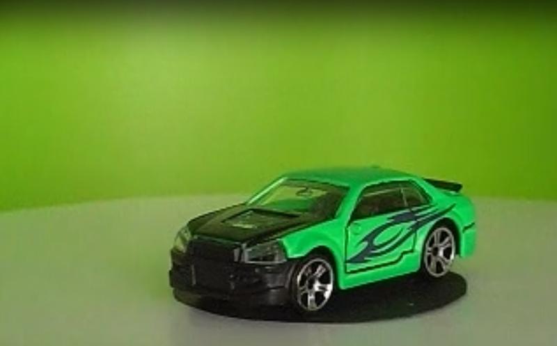 螢光綠稀有車種大寬輪胎底盤凹凸立體模仿真車質感(非火柴盒 風火輪)