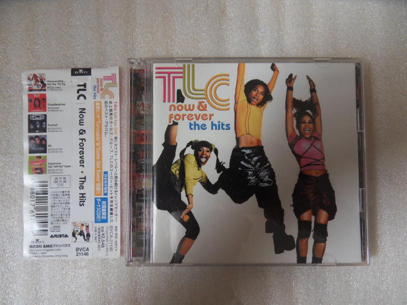 TLC - Now & Forever - The Hits 日版2CD附側標 絕版品