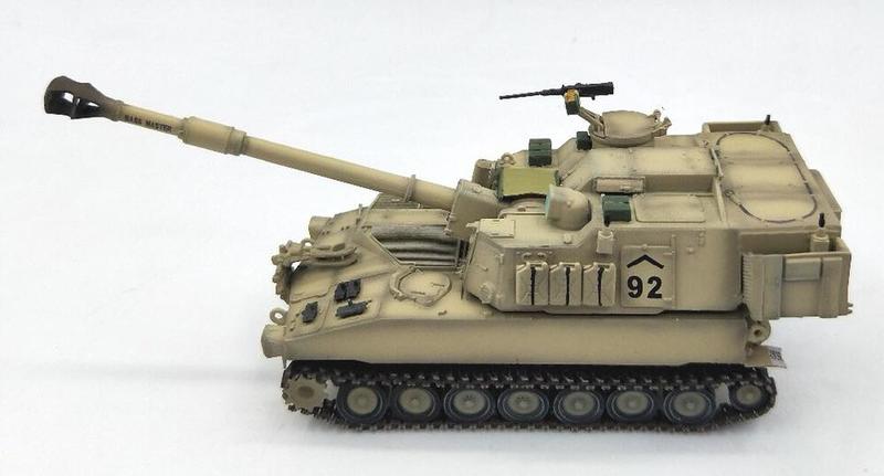 【模王】M109A6 M109 沙漠風暴 比例 1/72 坦克 完成品