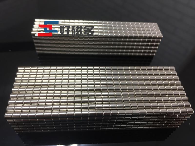 強力磁鐵D4x4mm鍍鎳  【好磁多】專業磁鐵銷售