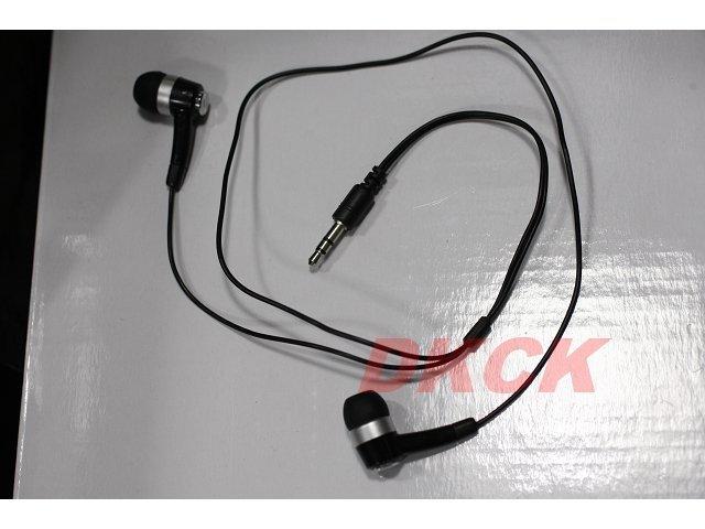 DKCK二館~全新 短線入耳式雙耳耳機 3.5mm插頭 藍芽耳機可用 長度45CM<可將一耳剪斷就成25cm或45cm單耳耳機>
