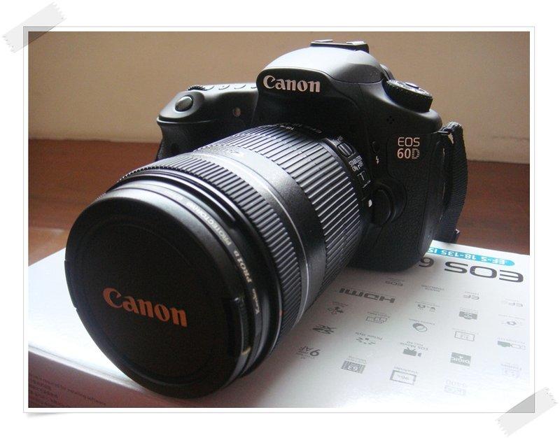 【原廠Canon】 EOS  60D  公司貨 單眼數位相機 18-135mm 送8G 偏光鏡 相機包