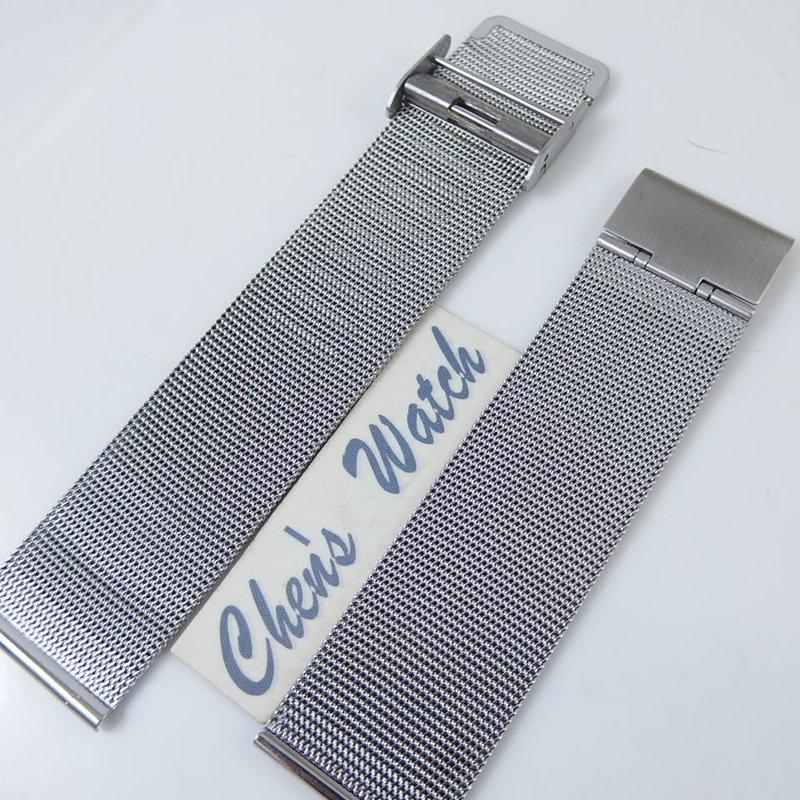 【錶帶家】『嚴選』高級不銹鋼編織帶米蘭帶鋼帶 14mm 16mm 18mm 20mm 代用CK DW等薄錶