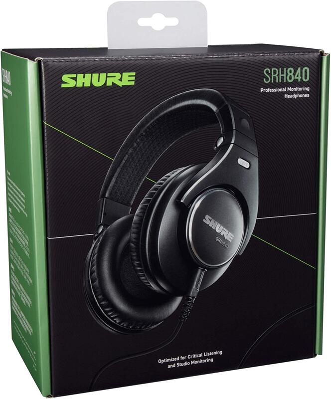 【叮噹電子】全新 SHURE SRH840 專業監聽型 耳罩式耳機 可辦公室自取 保固一年