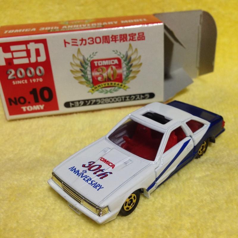 TAKARA TOMY TOMICA   絕版 30 周年限量版 10 號豐田 soarer 2800 GT 
