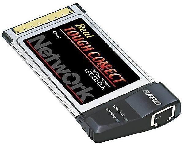 日本Buffalo巴比錄 10/100M筆記型電腦PCMCIA介面CardBus 32bits有線網路卡