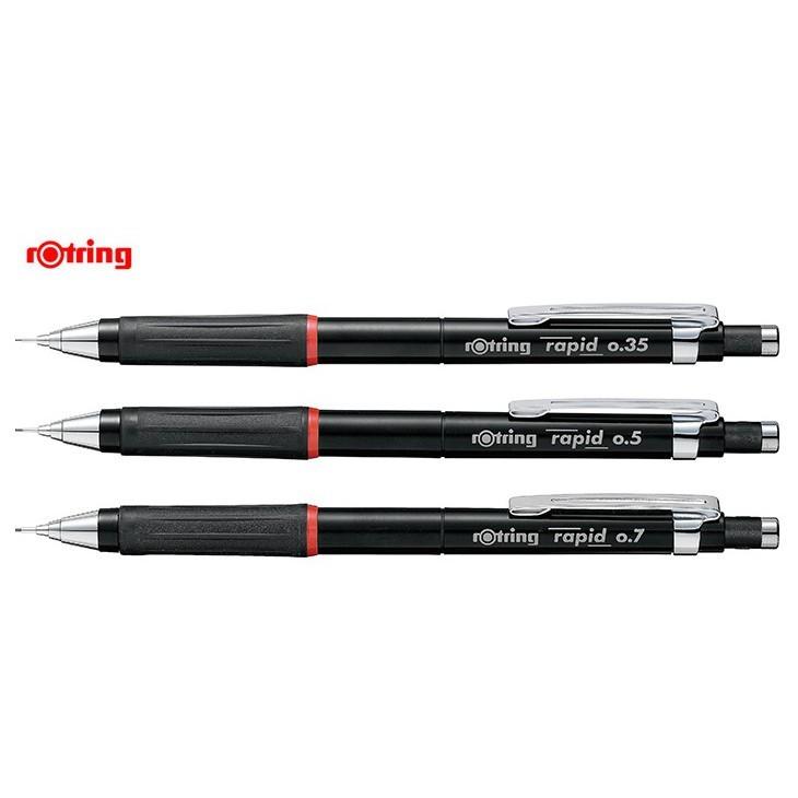 【iPen】德國 紅環 rOtring rapid 自動鉛筆 (黑色) -0.35 / 0.5 / 0.7mm