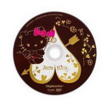 【3C工坊】Hello kitty 系列 淘氣惡魔版 DVD-R 16X燒錄片(桶裝 25入)