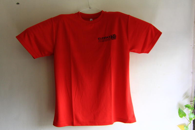 ELEMAX 澤藤 發電機logo 紅色T恤 2L 