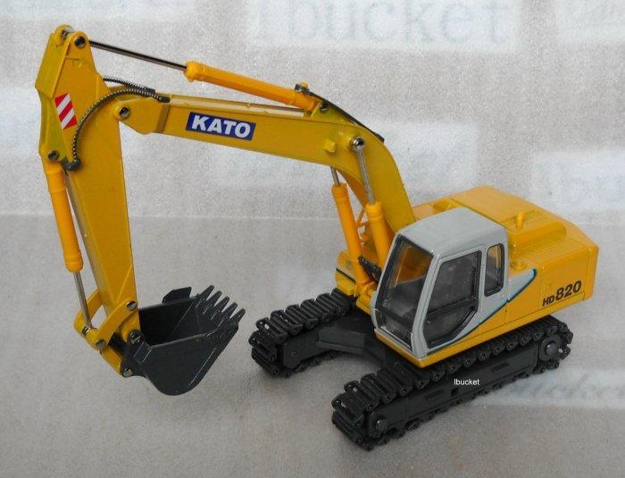 [丸山建機模型店]---絕版品KATO HD-820  1/43怪手挖土機模型
