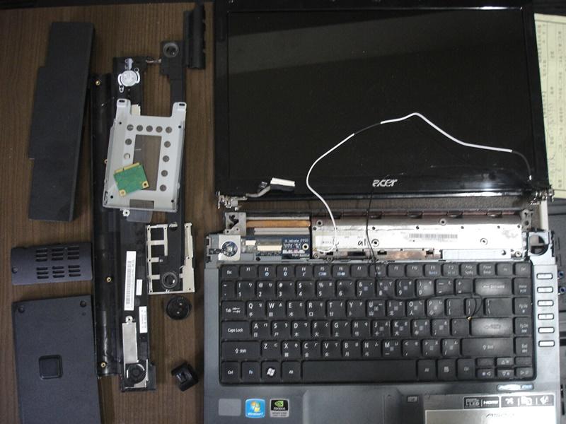 【軒林數位科技】ACER 4736ZG 零件機拆賣 #W005 鍵盤 螢幕 網卡 風扇 喇叭 屏線 外殼