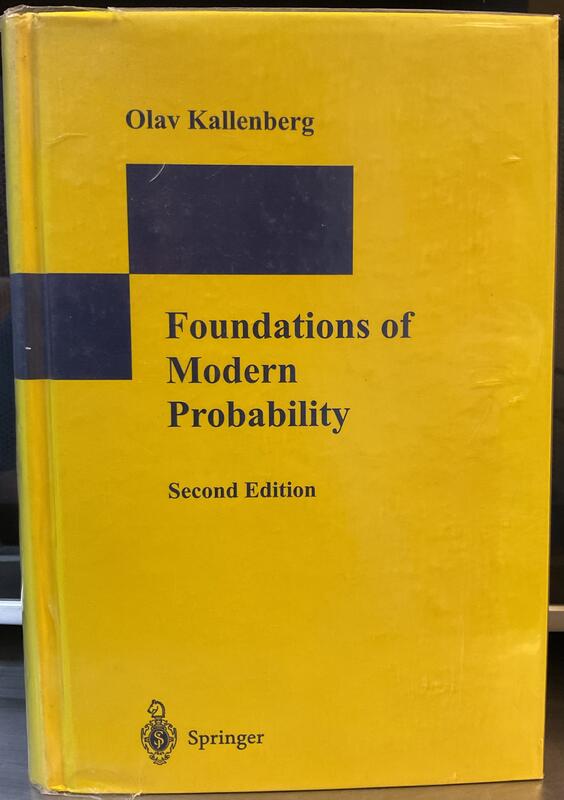 Foundations of Modern Probability (2/e,Kallenberg) Hardcover